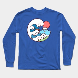 Japan Wave Kawaii Long Sleeve T-Shirt